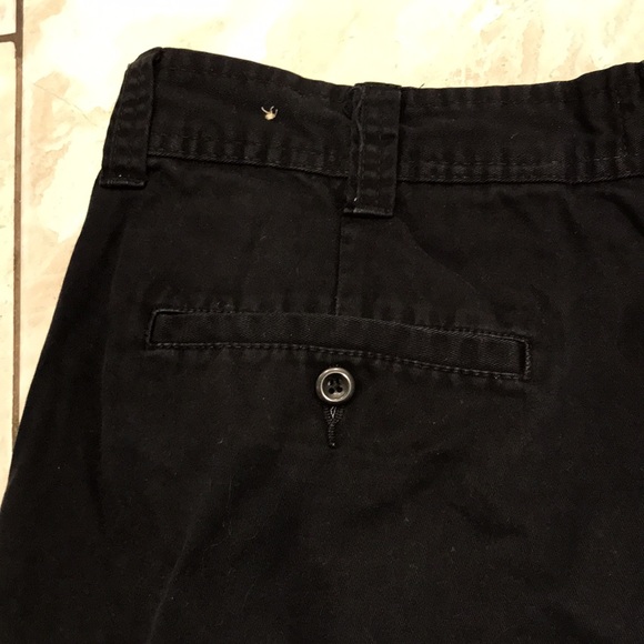 St. John's Bay Comfort 9" Mens Black Chino Short | 38 - Picture 9 of 11